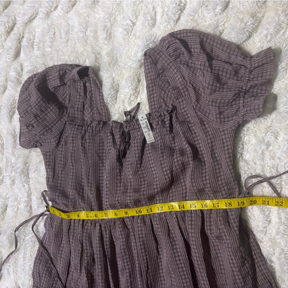 NWT MADWELL Women’s Square-Neck Tiered Midi Dress - Picture 15 of 15